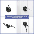 Yookeer 50 Pcs Magnetic Zip Tie Mount Base Black Magnetic Cable Clips Wire - Image 6