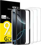 NEW'C 3 Pack Designed for iPhone 16 Pro Max Screen Protector, Enhanced Tempered by NEWC