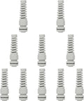 LeMotech 10Pcs NPT 1/4" IP68 Waterproof Cable Gland Flex Spiral Strain Relief by LeMotech