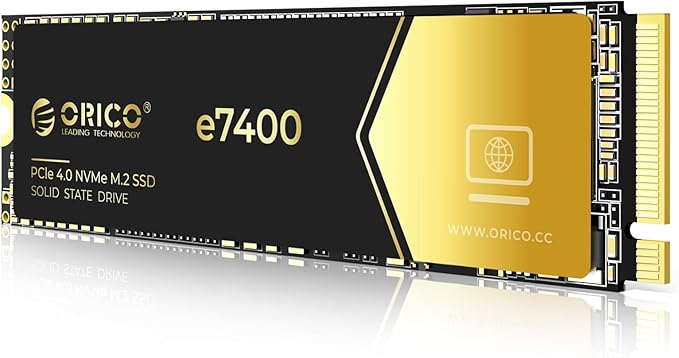 ORICO 2TB NVMe SSD PCIe 4.0- Up to 7400MB/s, M.2 SSD 2280 PCIe 4.0X4 Internal by PioneerDataSolutionPowerYourFuture