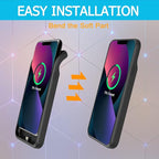Battery Case for iPhone 12 Pro/ 12, Upgraded 10000mAh Rechargeable Portable - Image 3