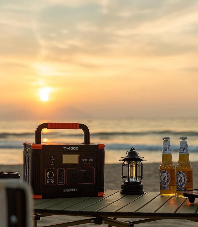 Portable Power Station 1000W, GRECELL 999Wh Solar Generator - Image 5