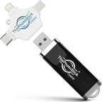 ThePhotoStick® Omni 128GB USB Flash Drive & Memory Stick – Automatic Photo & by ThePhotoStick