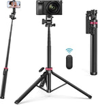 ULANZI MT-78 Extendable Phone Tripod, Metal 72.83" Selfie Stick Camera Tripod by ulanzi