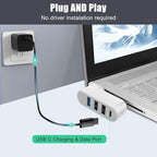 VIENON 4-Port USB 3.0 Hub, USB Splitter - Image 6