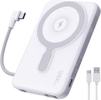 2025 Latest Magnetic Wireless Power Bank, 12800mAh Portable Charger by FancyBean