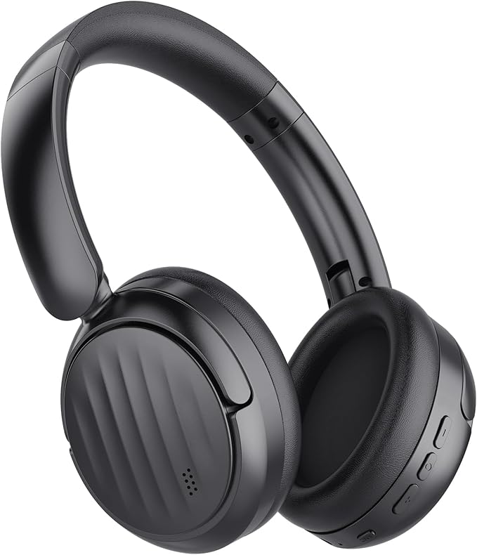 Bluetooth Headphones with Active Noise Cancelling, Wireless Over Ear Bluetooth by HybridActiveNoiseCancelling