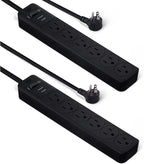 Amazon Basics Rectangle 6-Outlet, 600 Joule Surge Protector Power Strip by AmazonBasics