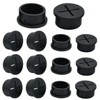 Desk Grommet, 3/4 in 20 mm Silicone Rubber Grommets, Flexible Wall Cord Pass by BOPOREAE