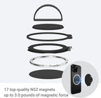 Grat 3 Upgraded Magnetic Phone Grip Stand, 360° Rotatable Silicone Strap Phone - Image 5