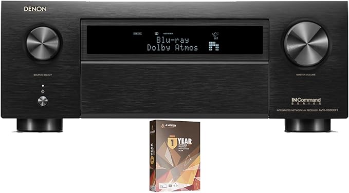 Denon AVR-X6800H 11.4 Channel 8K Receiver by DenonElectronicsUSALLC