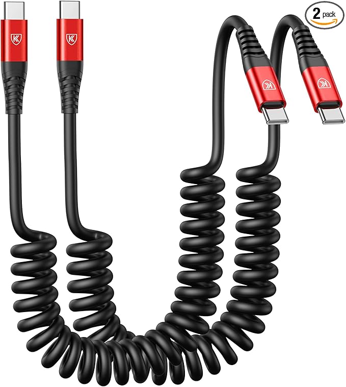 KIYODA USB C to USB C Cable 6ft, Type C Fast Charging Compatible by KIYODA