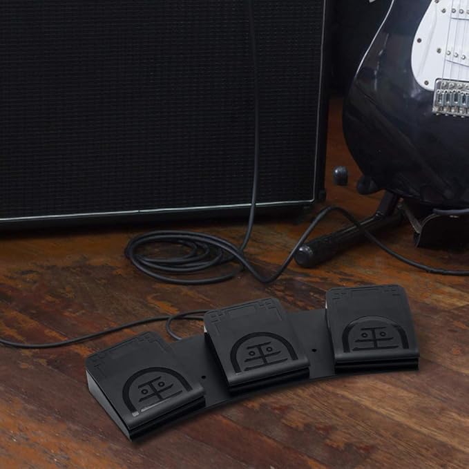 iKKEGOL Upgraded USB Triple Foot Pedal Switch Control 3 Three Key Footswitch - Image 6