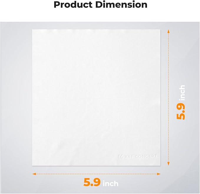 K&F CONCEPT 80 Pack Microfiber Cleaning Cloths - Image 6