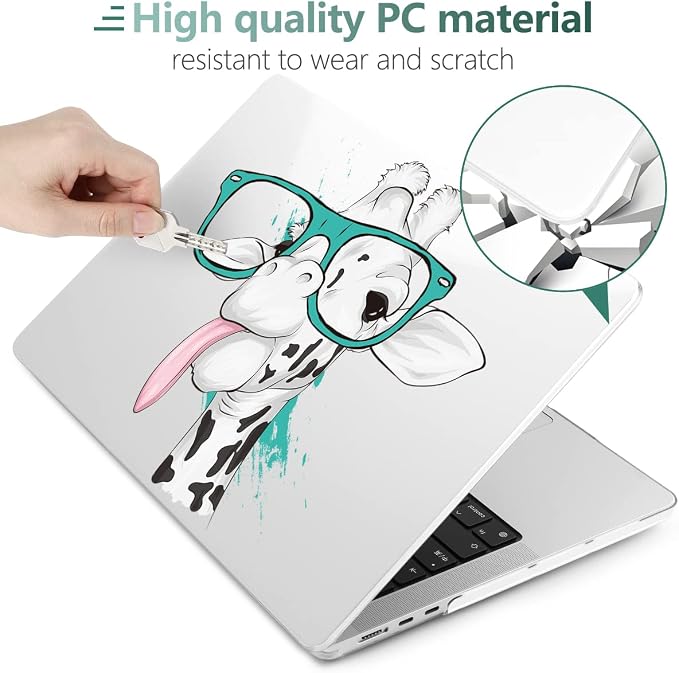 MEEgoodo Case for MacBook Air M4/M3/M2 13.6 inch 2025 2024 2022, Fit Model - Image 4