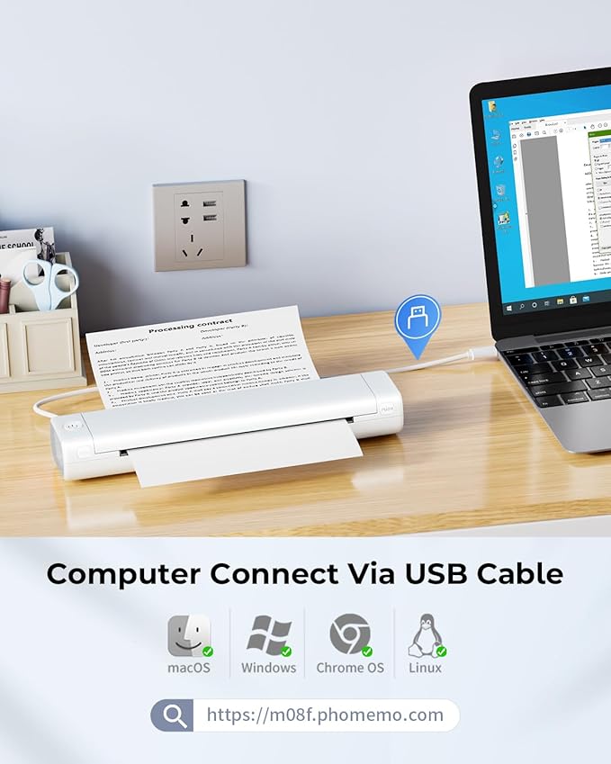 Phomemo M08F Portable Printers Wireless - Image 4