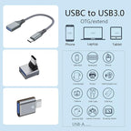 3Pcs Upgraded USB C to USB Adapter, High-Speed Data Transfer, USB Converter - Image 2