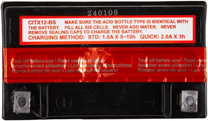 Interstate Batteries YTX12-BS 12V 10Ah Powersports Battery 175CCA AGM - Image 6