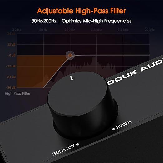 Douk Audio A5 2 Channel TPA3255 Stereo Amp, 300 Watts x2 Mini Hi-Fi Audio Power - Image 3