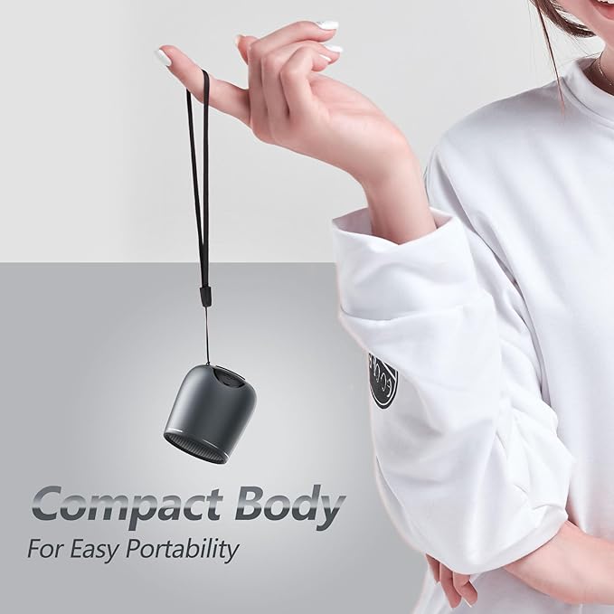 INSMY Small Bluetooth Speaker, Waterproof Mini Portable Wireless Speaker - Image 4