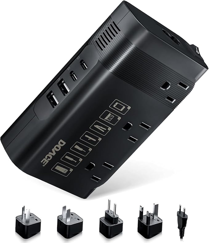 DOACE 350W Voltage Converter US to Europe by DOACE