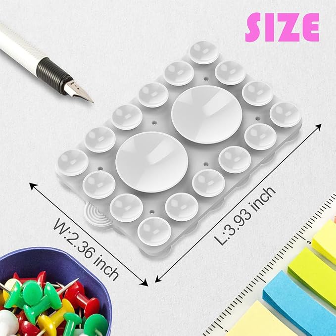 ZYCCER Double Sided Silicone Suction Phone Holder Mount, Compatible - Image 4