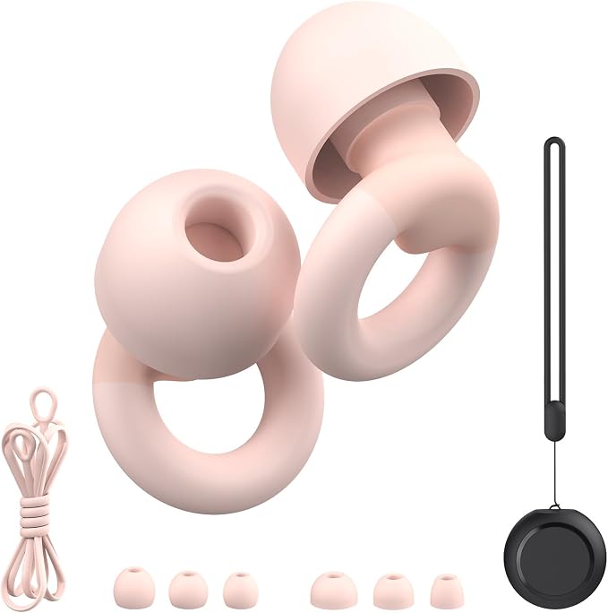 Soft Silicone Earplugs for Sleeping & Noise Reduction by JUSTRVN
