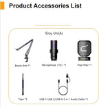 COMICA USB Microphone for Computer and Smartphone, 48kHz/24bit RGB Cardioid - Image 3