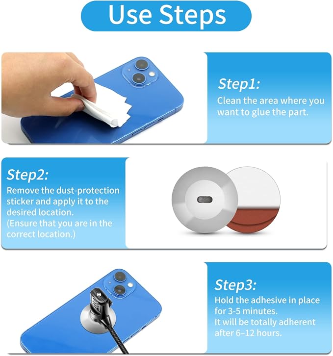 5 Pack Anchor Plate Adhesive Security Plate - Image 5
