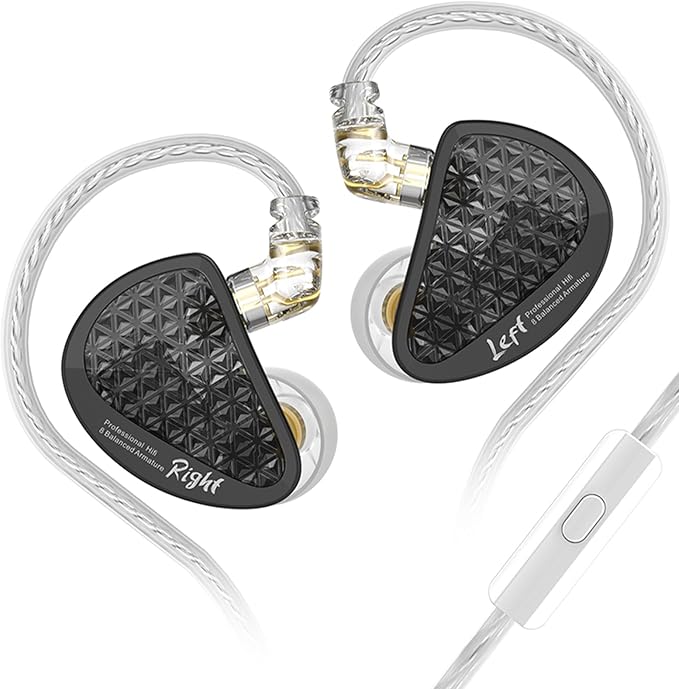 CCA KZ AS16 PRO in Ear Monitor Headphones 16BA Balanced Armature Drivers HiFi by CCA