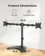 ErGear Freestanding Dual Monitor Stand - Image 2
