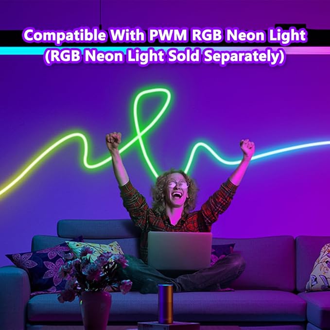 BTF-LIGHTING 5050SMD FCOB COB RGB RF Remote RC03RFB &4PCS C03RF LED Tuya LED - Image 6