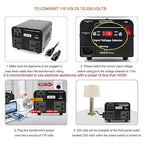Yinleader 800W Voltage Converter Step Up 110V-120V to 220V-240V & Step Down - Image 4