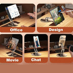 360° Rotating for iPad Stand for Desk Cell Phone Holder Adjustable Tablet Stand - Image 4