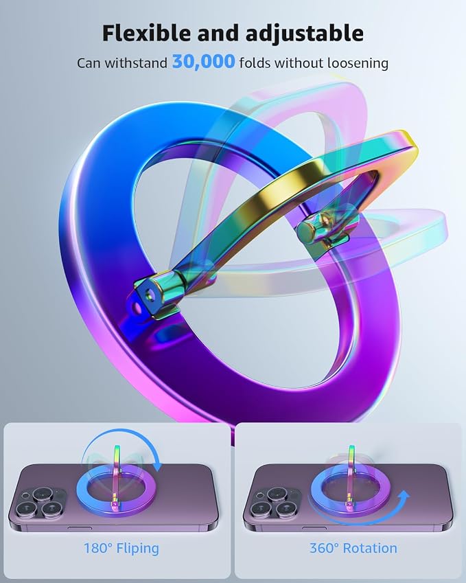 SUPERONE for MagSafe Phone Grip, Stylish Cool Magnetic Ring Holder - Image 4