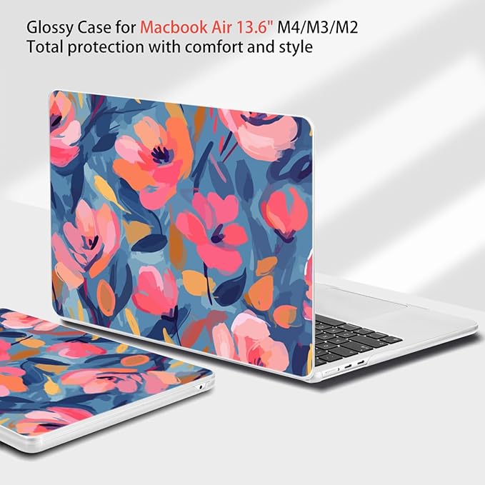 Teryeefi Compatible for 2022-2024 2025 MacBook Air 13.6 inch Case M4 A3240 / M3 - Image 4