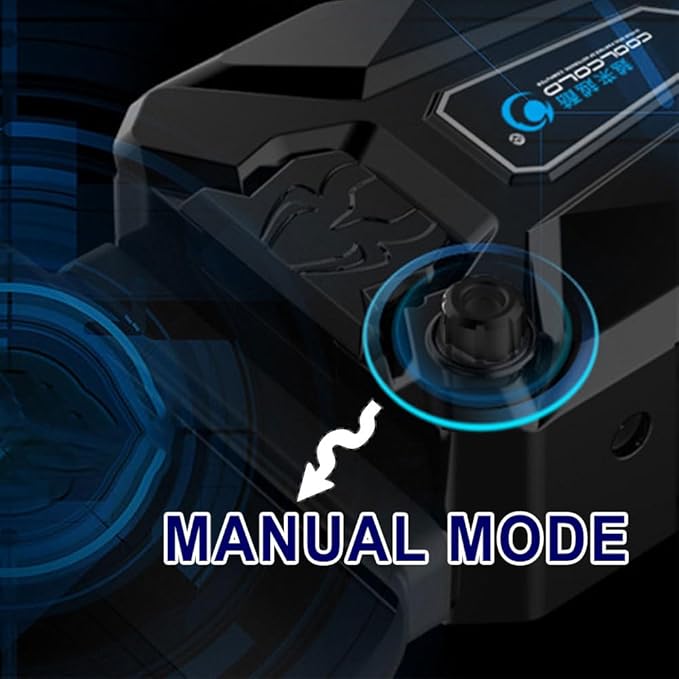 Laptop Cooler - with Vacuum Fan，Gaming Laptop Fan with Display ，4000 RPM - - Image 4