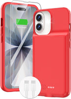 GIN FOXI Battery Case for iPhone 17, Charging Case Charger 8500mAh Ultra-Slim by GINFOXI