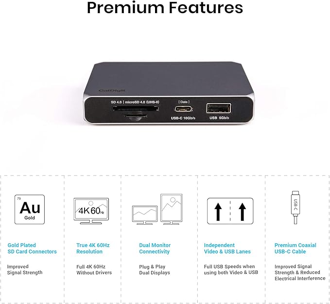 CalDigit USB-C 10Gb/s SOHO Dock - Image 3