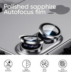 MAGIC JOHN for iPhone 16Plus/16 Camera Lens Protector 9H Aerospace Tempered - Image 5