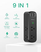 USB Outlet Extender Surge Protector - - Image 7