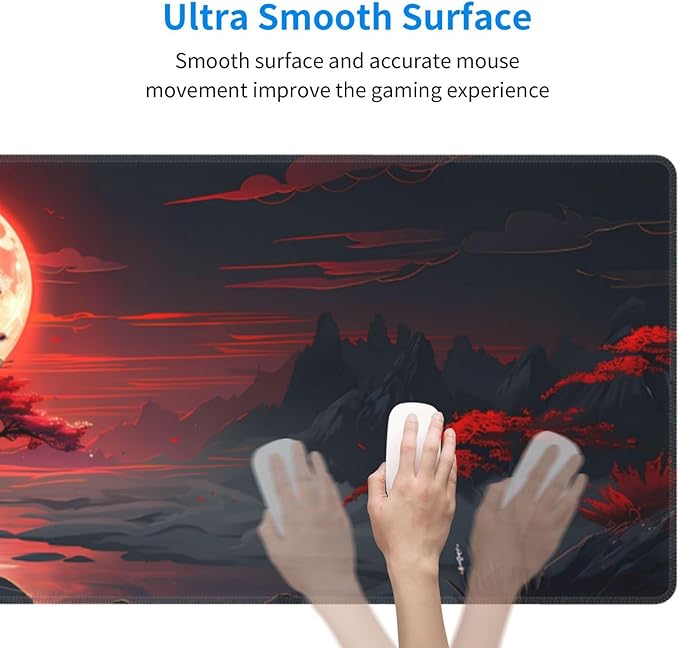 Extended Gaming Mouse Pad, Large Desk Mat XL Anime Mouse Pad Waterproof - Image 4
