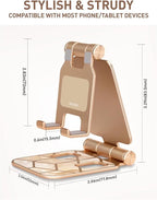 i-Blason Cell Phone Stand for Desk, Cell Phone Holder, Fits All Smart Phones - Image 6