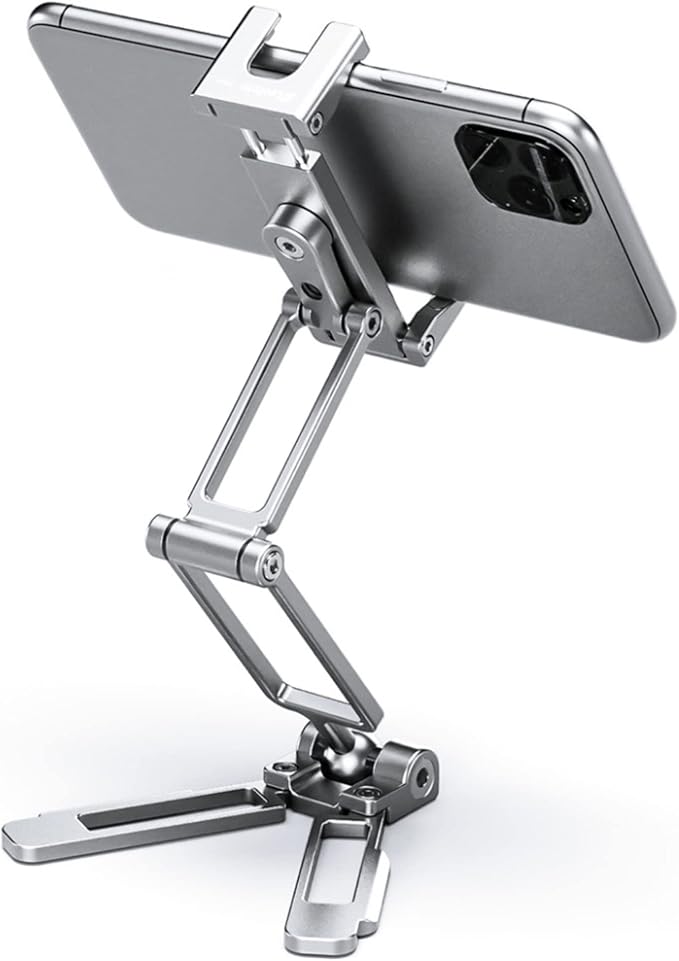 LEOFOTO PS-4 Silver Ultra Compact & Lightweight Smartphone Clamp / Holder / - Image 2