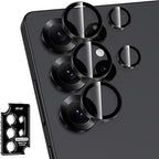 for Samsung Galaxy S25 Ultra Camera Lens Protector, Individual Metal Ring by Btscase