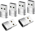 USB to USB C Adapter 6 packs for iPhone Fast Charging, Transfer and Type C OTG by Unknown