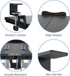 suptek Large Keyboard Tray Under Desk Pull Out - Image 8