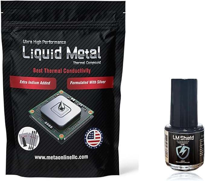 Liquid Metal Thermal Paste 130WmK + Liquid Metal Shield Bundle - Image 2