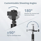 ATUMTEK 63"" Phone Tripod, Extendable Selfie Stick Tripod - Image 5