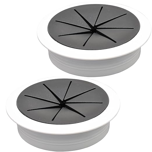 Desk Grommet 2-3/8", Desk Hole Cover by BOPOREAE